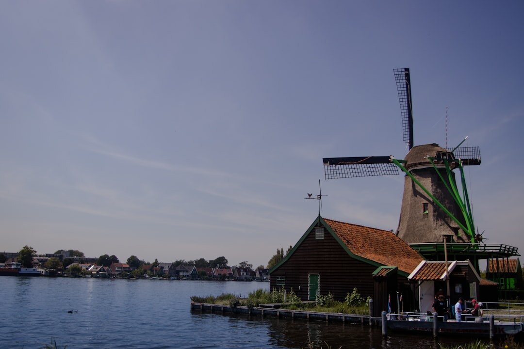 dutch windmill landscape