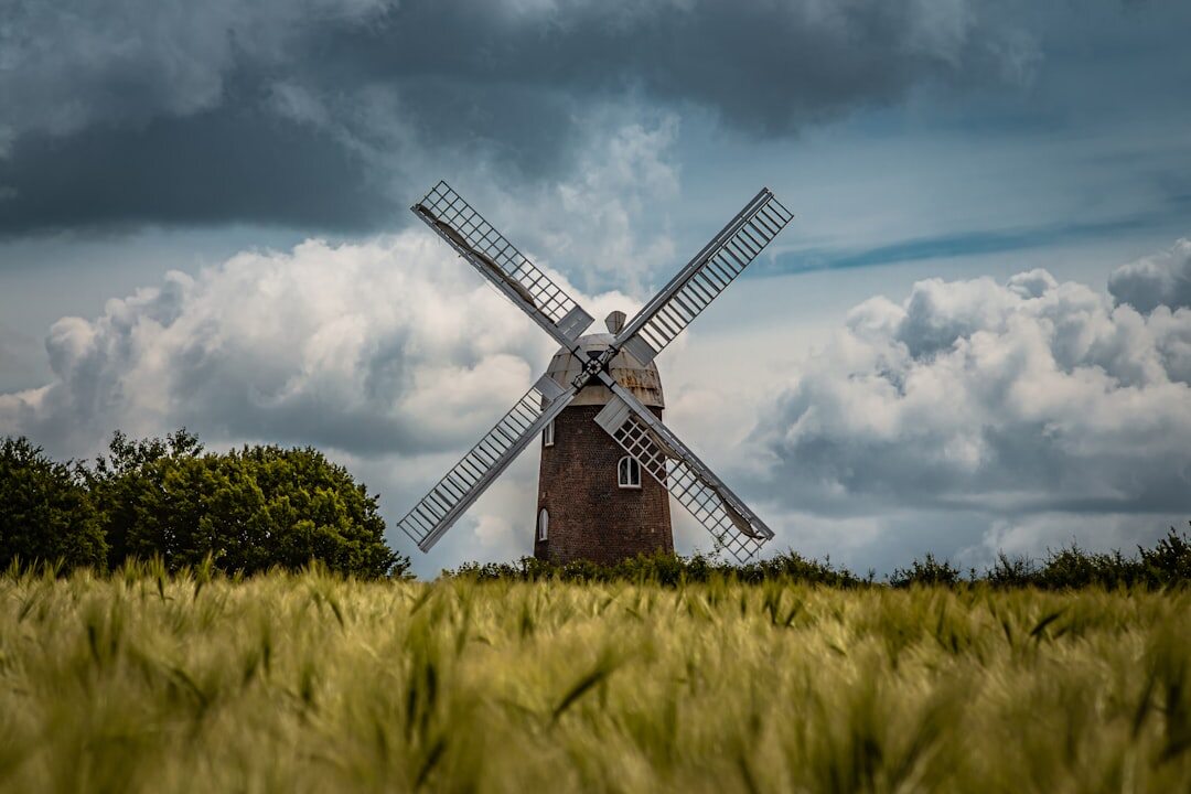 dutch windmill legend scene